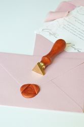 Stampila sigiliu ceara alama personalizata triunghi