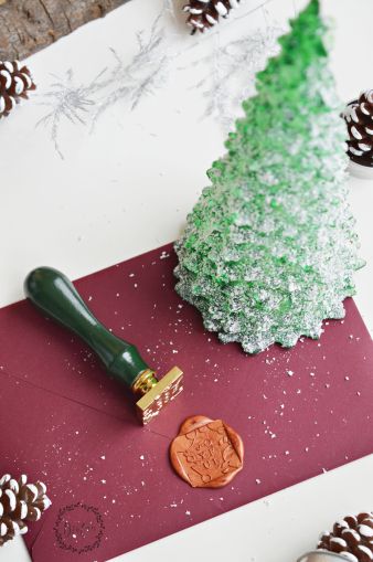 Stampila sigiliu ceara Joyful