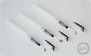 Pensula Brush alb transparenta