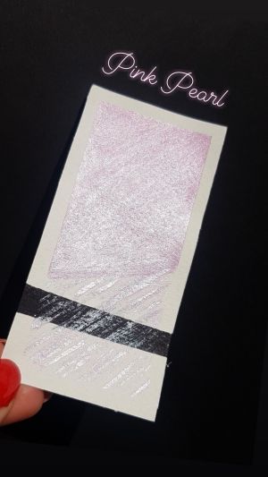 Culoare perlata caligrafie Pink Pearl