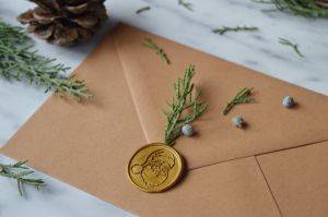 Stampila sigiliu ceara Mos Craciun