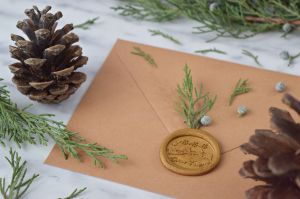 Stampila sigiliu ceara Ho Ho Ho Craciun Fericit