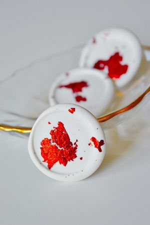 Sigiliu ceara autoadeziv foita rosie