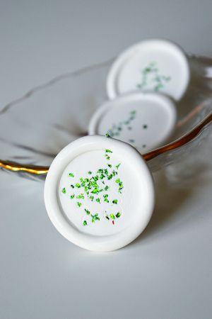 Sigiliu ceara autoadeziv glitter verde