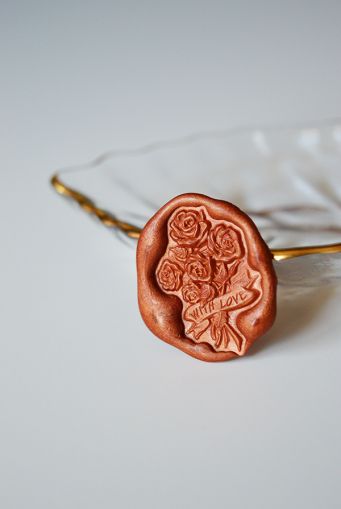 stampila-sigiliu-ceara-buchet-trandafiri-with-love-3D