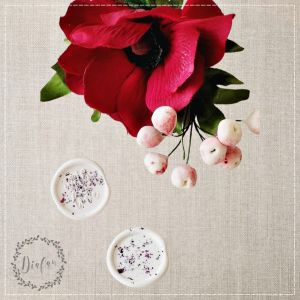 Sigiliu Insertii Florale Violet Inchis